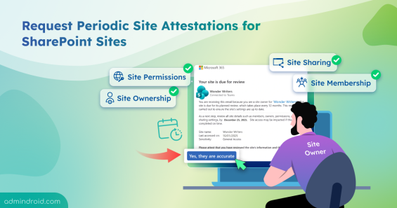 Request Periodic Site Attestations for SharePoint Sites