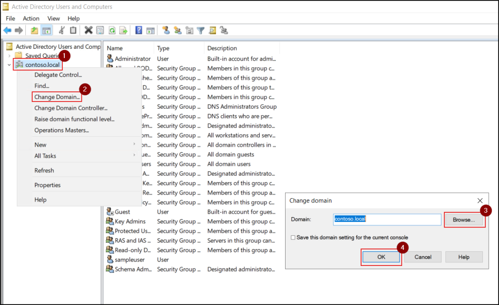Transfer or Seize FSMO Roles Using ADUC