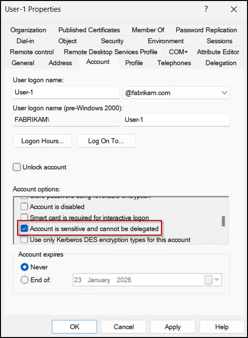 account-is-sensitive-and-cannot-be-delegated