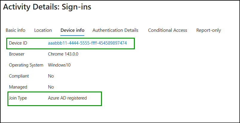 blank device id and join type fields fixed in chrome