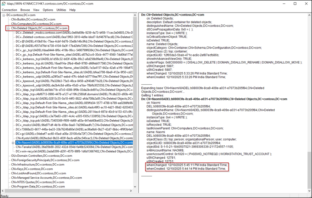 deleted-object-when-changed-and-created-date