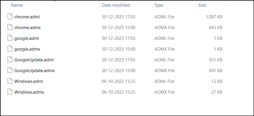 download and extract admx and adml files