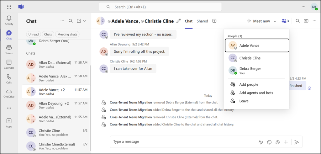 Cross-Tenant Teams Migration appears in Microsoft Teams