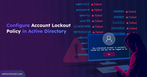 Configure Account Lockout Policy in Active Directory