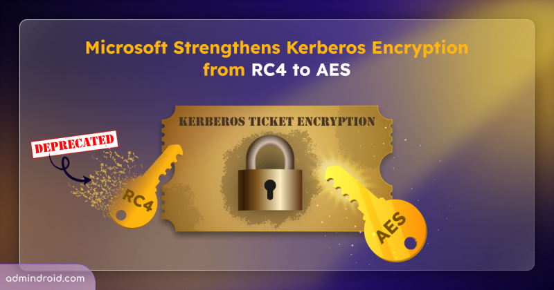 Microsoft Deprecates Rc4 encryption for Windows authentication