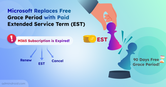 Microsoft Replaces Free Grace Period with Paid Extended Service Term (EST) 