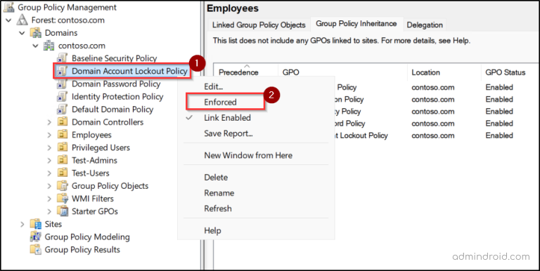 Exclude a specific OU from a GPO in Active Directory