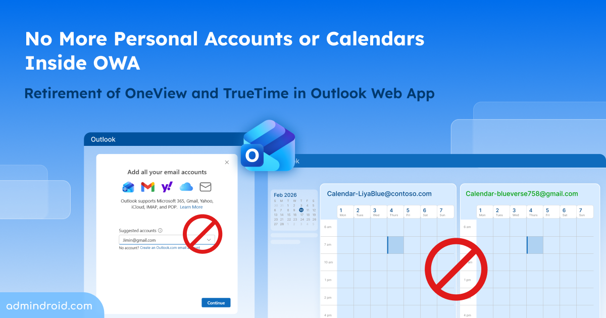 Microsoft Retires OneView and TrueTime in Outlook Web App