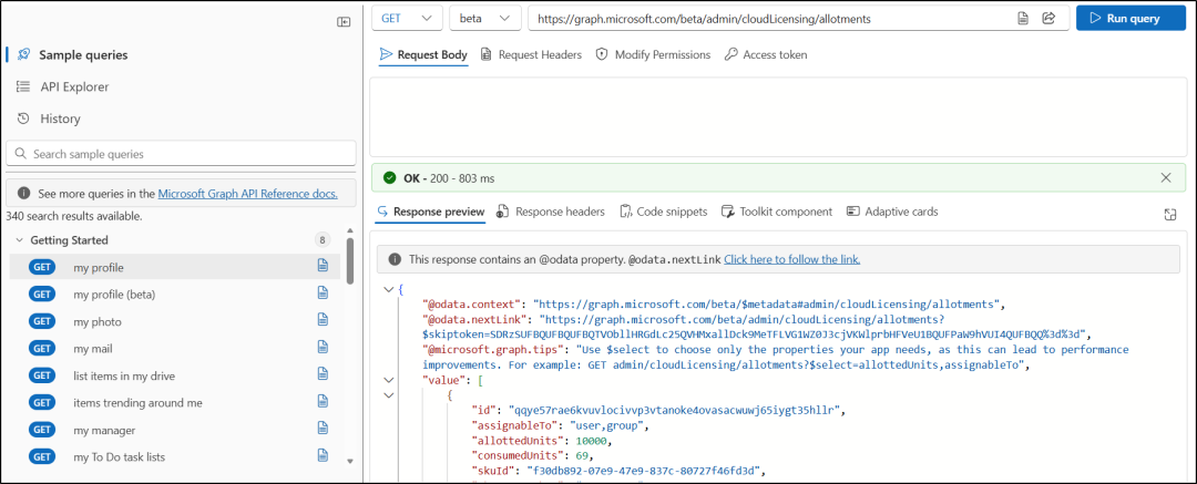 Microsoft Introduces Cloud Licensing API in Microsoft Graph