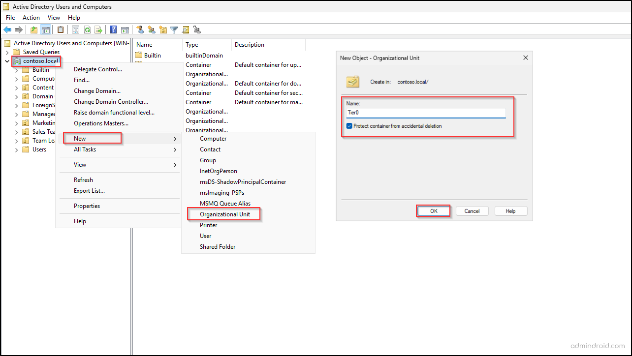 How to Implement Tiered Model in Active Directory