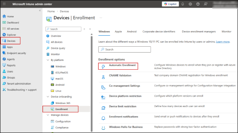 Prevent Automatic MDM Enrollment for Personal Windows Devices