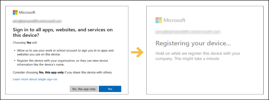 Behavior Based on MDM Enrollment Configuration 
