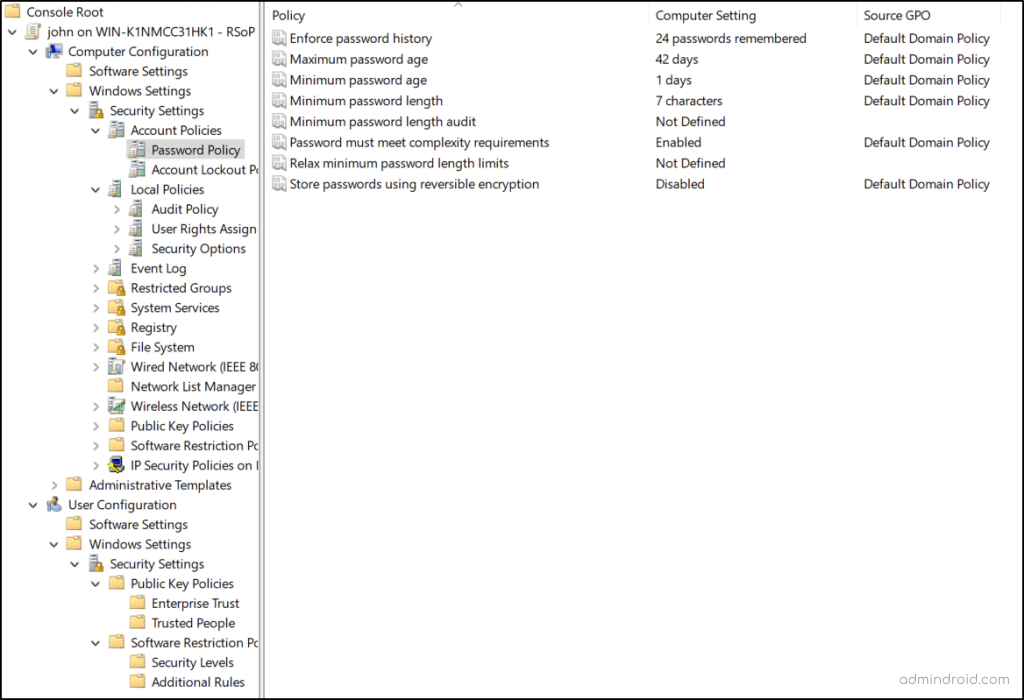 Group Policy Management Console