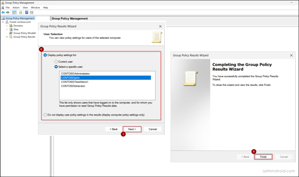 Group Policy Resultant Set of Policies