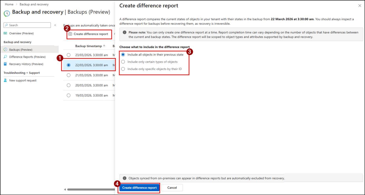 Restore Objects with Microsoft Entra Backup and Recovery