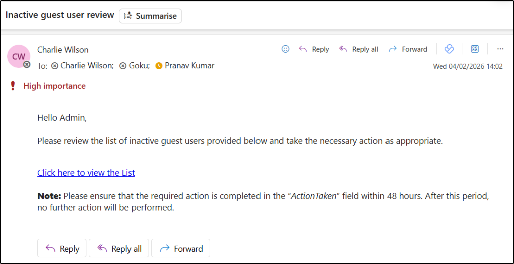 Inactive-guest-user-report-outlook-power-automate