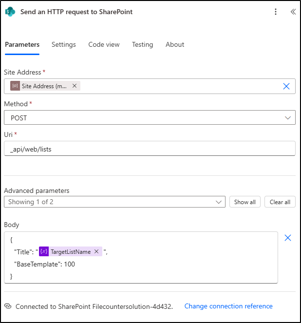 create Sharepoint list for inacitve guest users power automate