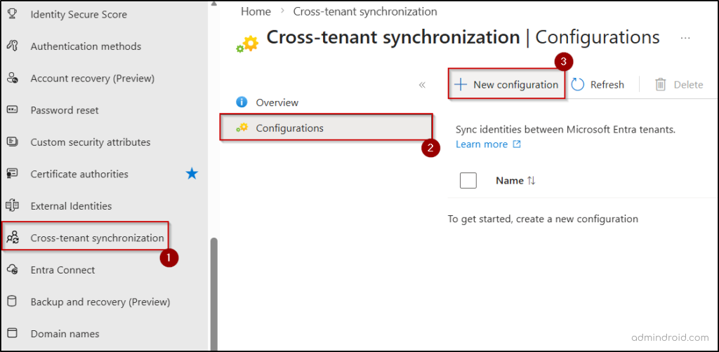 Create a Cross-Tenant Synchronization in Microsoft Entra