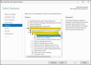 Install and Import Active Directory PowerShell Module