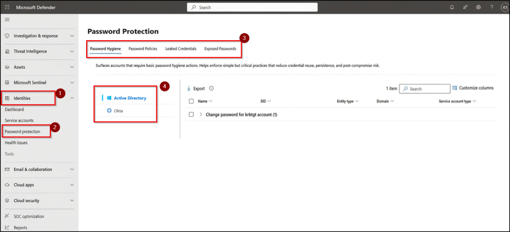 New Password protection feature in Microsoft Defender