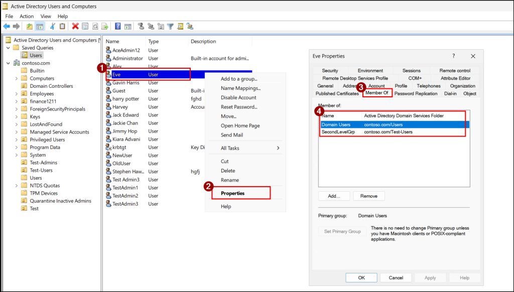 Retrieve an Active Directory user group membership