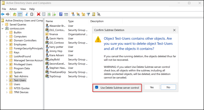 Ad Computer Object Disable Delete OUs Protected from Accidental Deletion in Active Directory