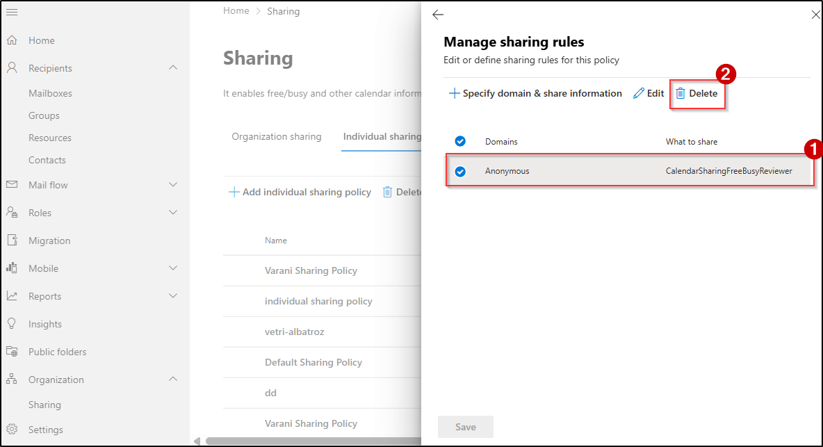 Anonymous Calendar Sharing in Microsoft 365