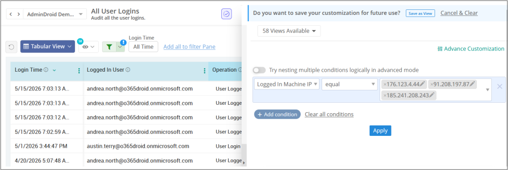 Audit Sign-in logs to identify Storm-2949 with AdminDroid