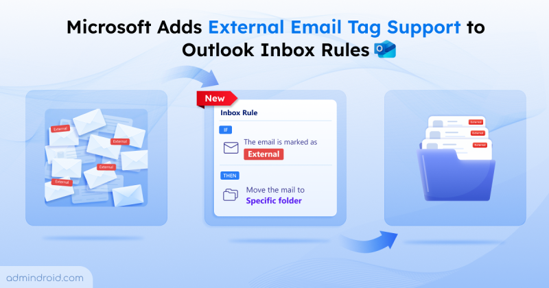 Microsoft Adds External Email Tag Support to Outlook Inbox Rules