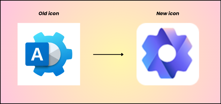 Old vs new Microsoft 365 admin center icon