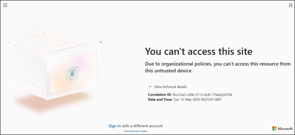 Block SharePoint Access for Unmanaged Devices