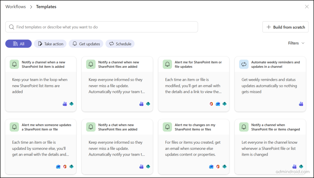 Create SharePoint Workflows Using Built-in Templates