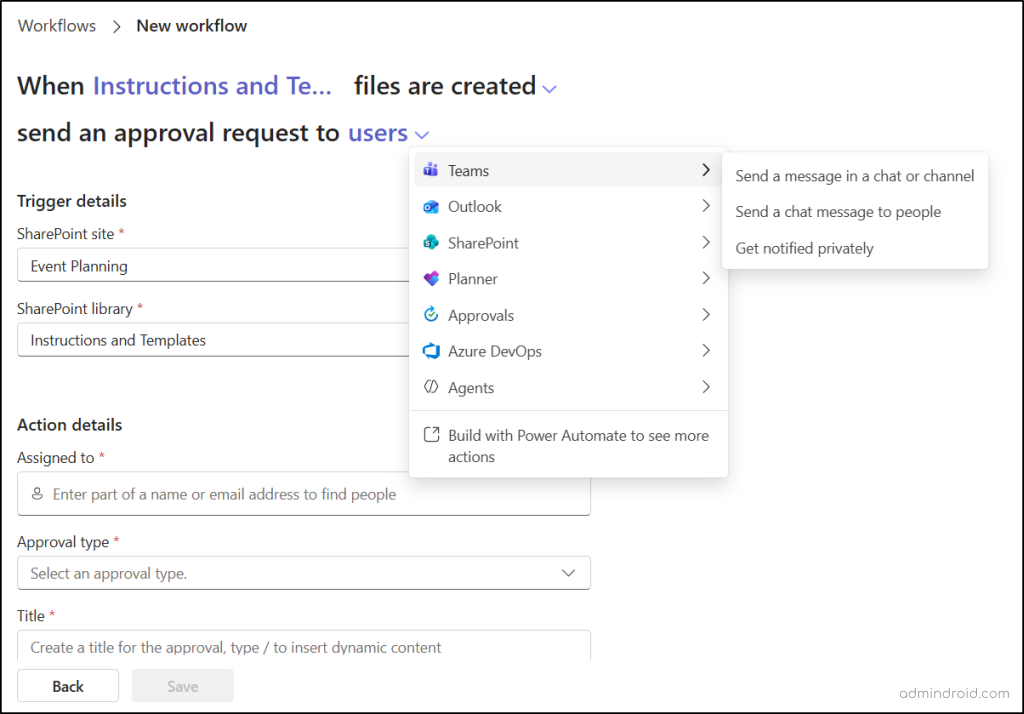 Create New Workflows in SharePoint Online