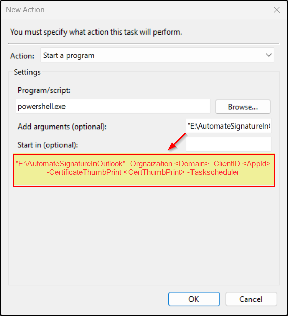 Automate Standard Siganture in Outlook Using PowerShell