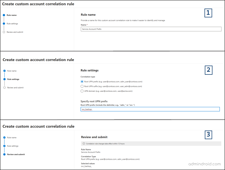 Custom Account Correlation Rules in Microsoft Defender