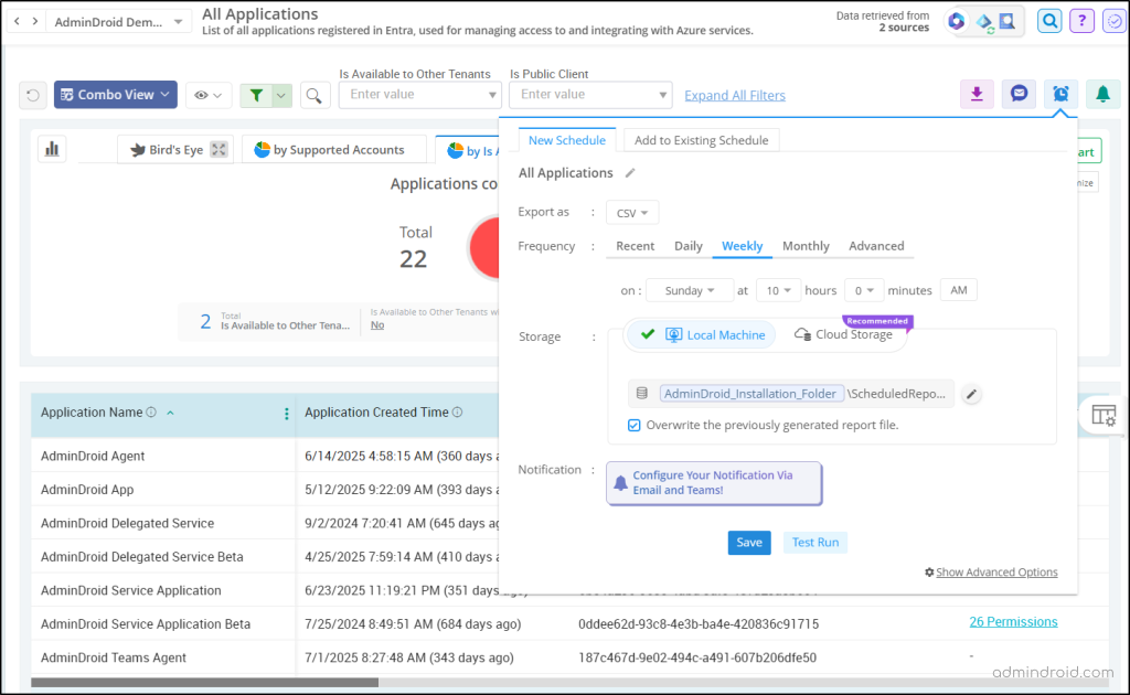 Audit All Workload Identities in Microsoft 365