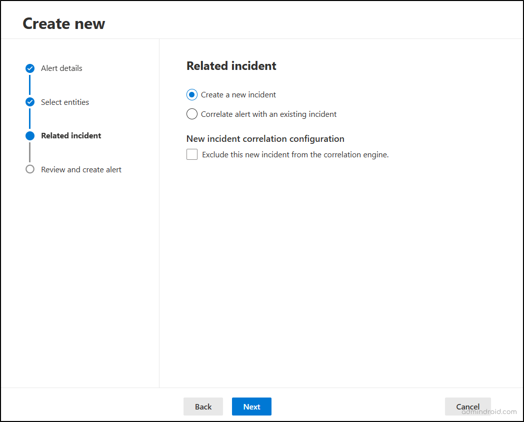 Relate incidents in Microsoft Defender