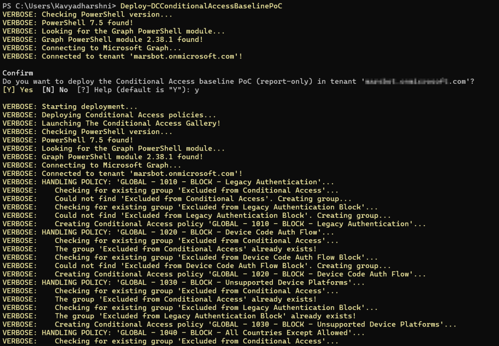 DCToolBox- Deploy baseline CA policies