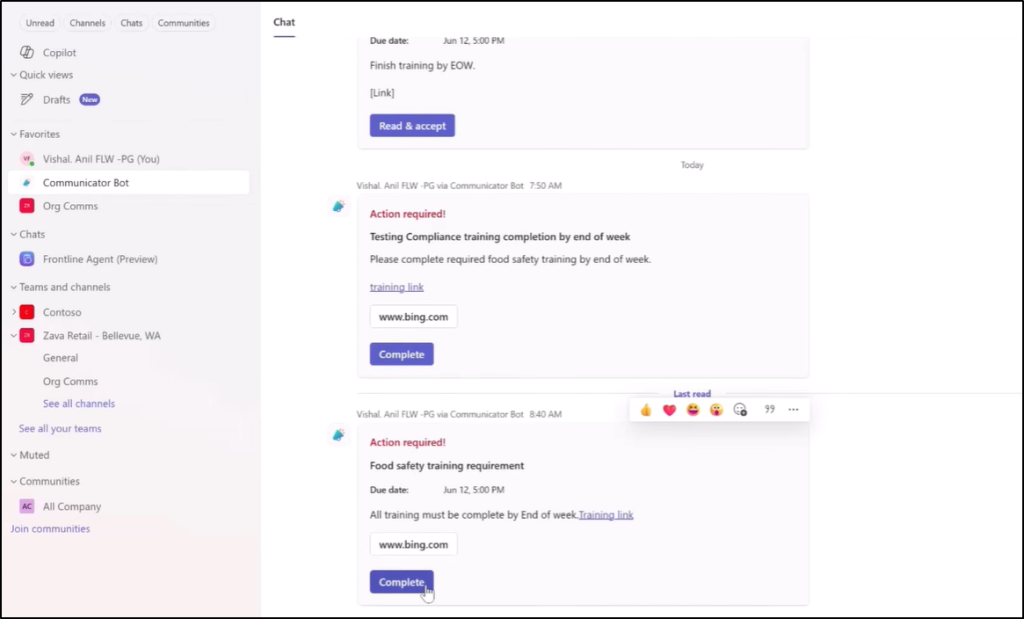 New Communicator App in Microsoft Teams