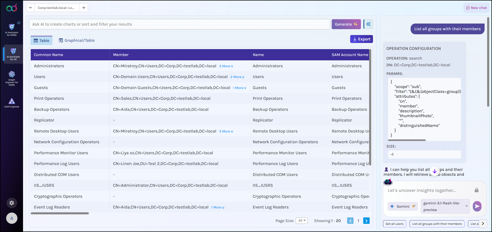 Free AI Assistant for Active Directory Management   