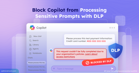 Block Copilot from Processing Sensitive Prompts with DLP