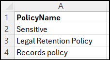 Configure preservation lock for multiple retention policies